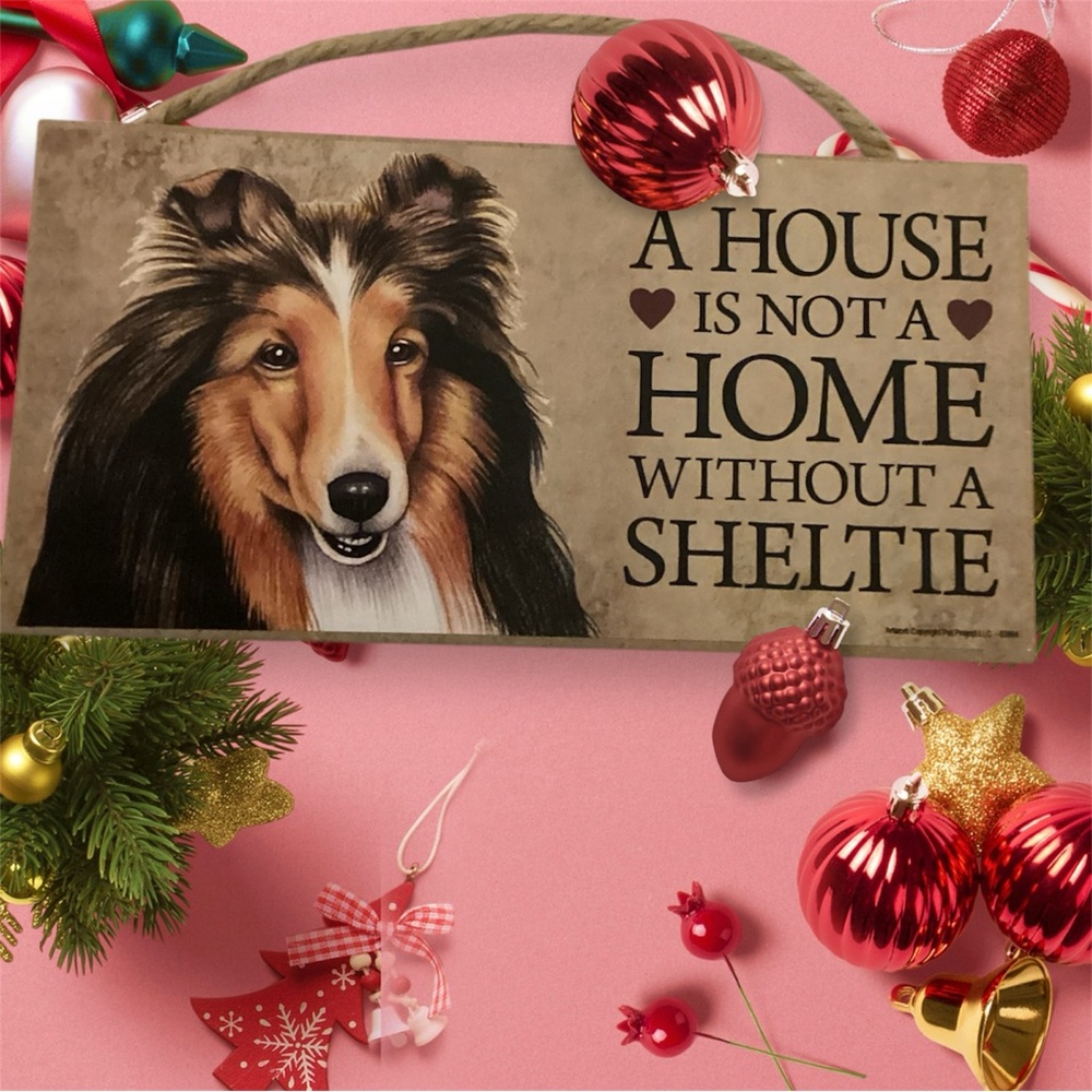 Sheltie Wooden Sign